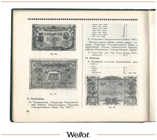 Изображение лота Каталоги Бумажных Денежных Знаков 1924-1927 гг. под Редакциями Чучина