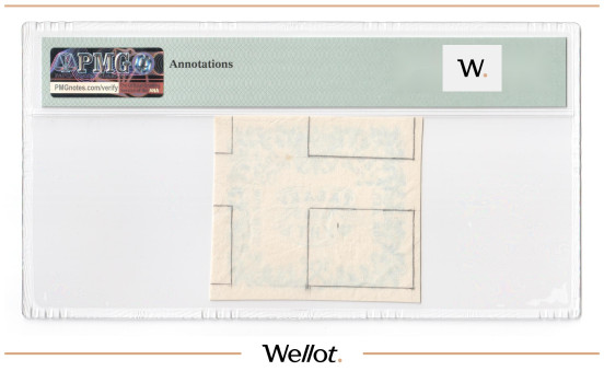 Изображение лота 1 Фунт Табаку 1867 Российская Империя Морское Министерство PMG 53 АUNC
