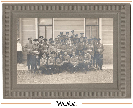 Изображение лота Фото выпуск офицерской воздухоплавательной школы 1913 г.