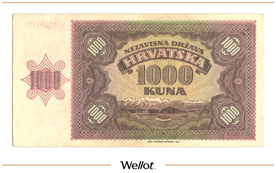 Изображение лота 1000 Кун 1941 Хорватия