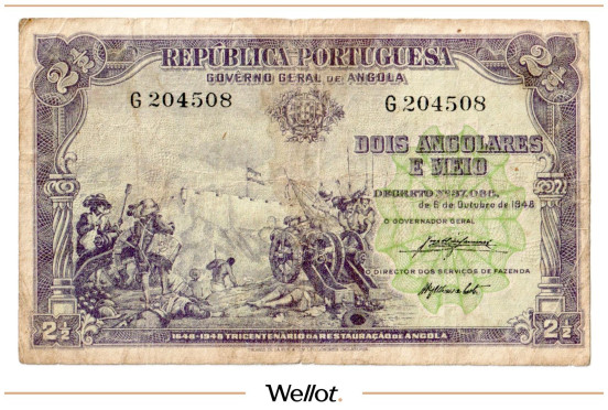 Изображение лота 2,5 Анголара 1948 Ангола