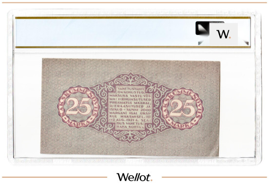 Изображение лота 25 Марок 1922 Эстония PCGS 63 UNC