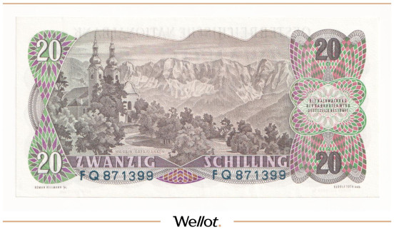 Изображение лота 20 Шиллингов 1956 Австрия UNC