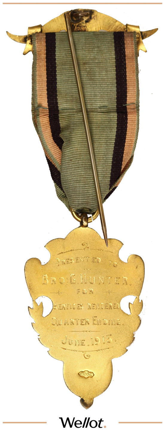 Изображение лота Масонский Знак 1915 Георг V Великобритания