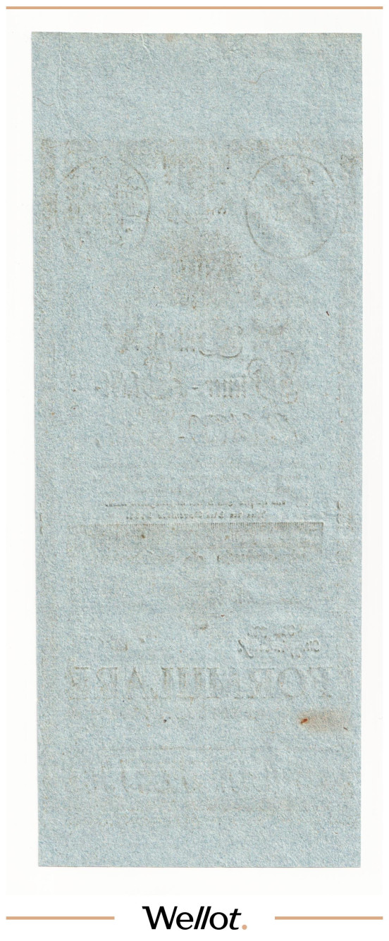 Изображение лота 5 Гульденов 1784 Австрия Формуляр