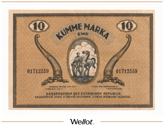 Изображение лота 10 Марок 1919 Эстония