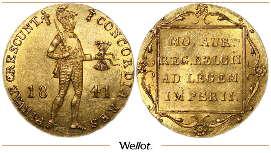 Изображение лота Дукат 1841 СПБ Николай I UNC