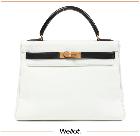 Винтажная Cумка Hermes Evercolor Kelly 32 Retourne 1995