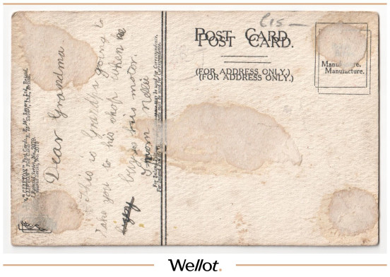 Изображение лота Открытка с Автомобилем 1900-е