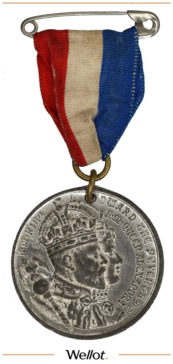 Изображение лота Масонский Знак 1902 Эдуард VII Коронация Великобритания