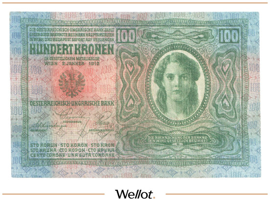 Изображение лота 100 Крон 1912 Австрия UNC