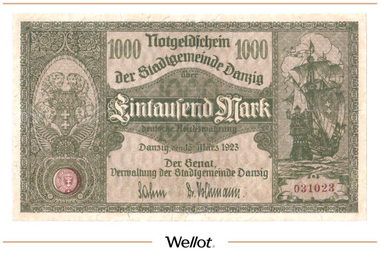 Изображение лота 1000 Марок 1923 Данциг