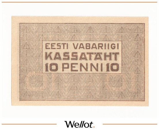 Изображение лота 10 Пенни ND (1919) Эстония UNC-