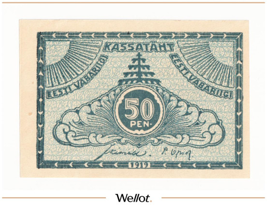 Изображение лота 50 Пенни 1919 Эстония UNC