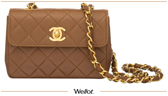 Изображение лота 1989-1991 Винтажная Сумка Chanel Caramel Quilted Leather Mini Flap Bag
