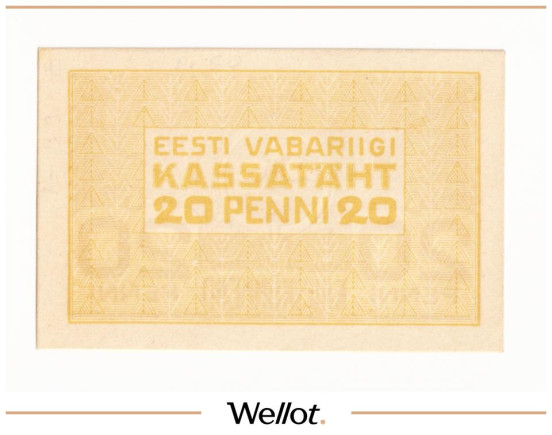 Изображение лота 20 Пенни ND (1919) Эстония UNC
