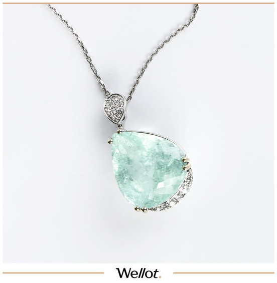 Подвеска с Турмалином "Paraiba"