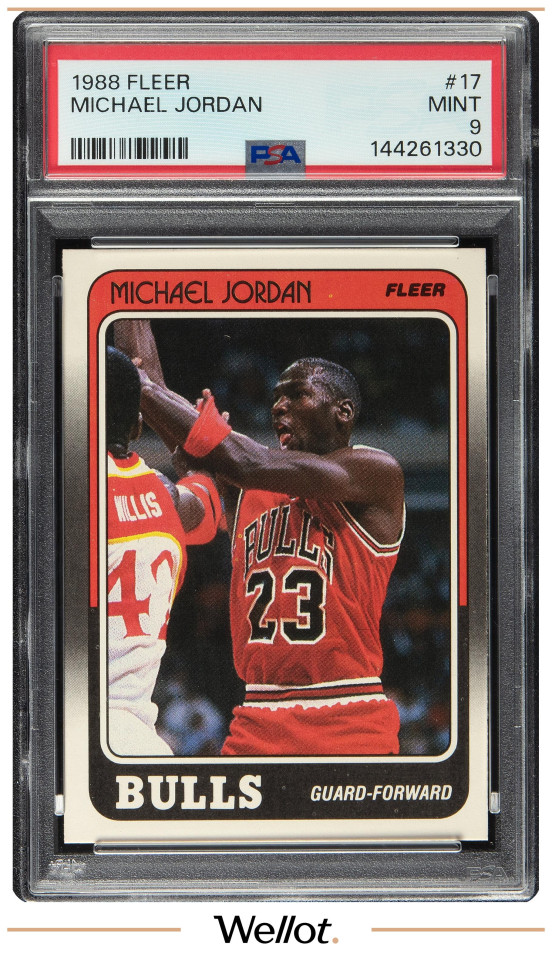 Изображение лота Спортивная Карточка 1988 Майкл Джордан Fleer Chicago Bulls PSA
