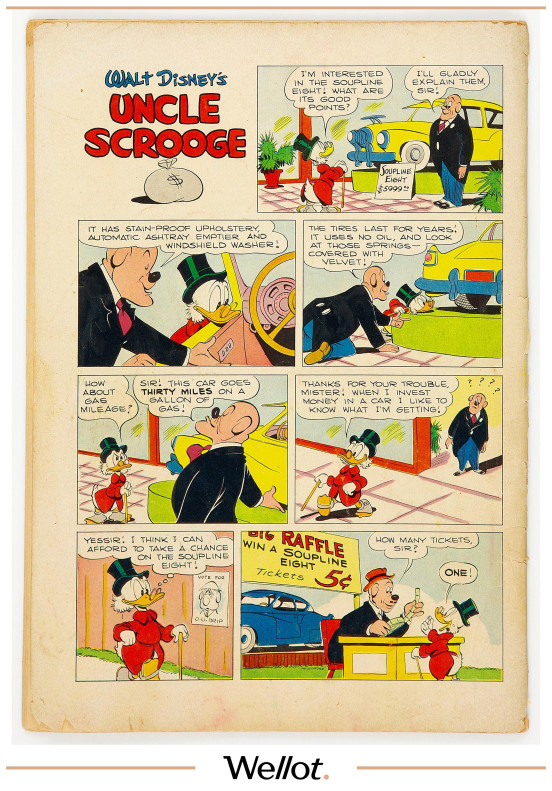 Изображение лота Комикс «Дядя Скрудж» 1952 США Walt Disney