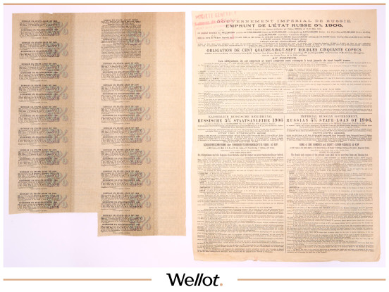 Изображение лота 187 Рублей 50 Копеек 1906 Российская Империя Государственный 5% Заем