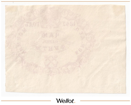 Изображение лота 1 Фунт Чаю 1867 Российская Империя Морское Министерство UNC-