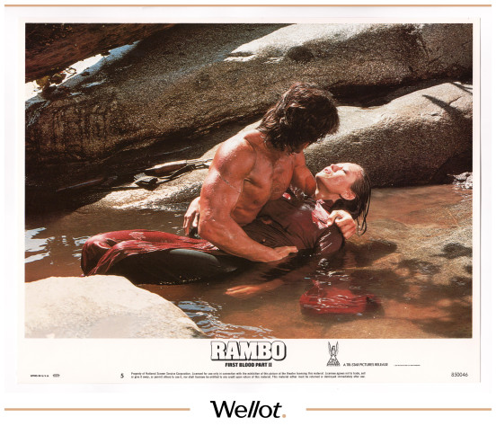 Изображение лота Плакат к Фильму «Rambo» + 8 Мини-Постеров 1985