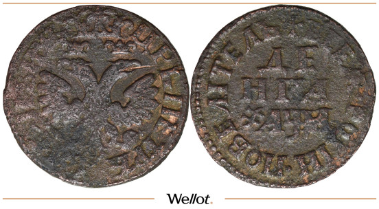 Изображение лота Денга 1704 Петр I