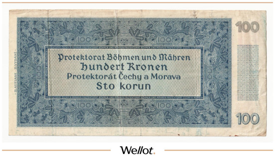 Изображение лота 100 Крон 1940 Богемия и Моравия