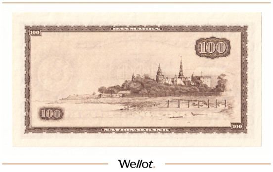 Изображение лота 100 Крон 1970 Дания AUNC