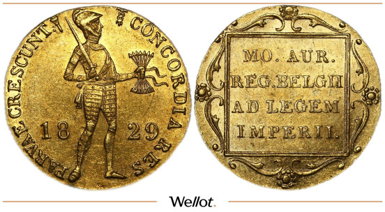Изображение лота Дукат 1829 СПБ Николай I UNC-
