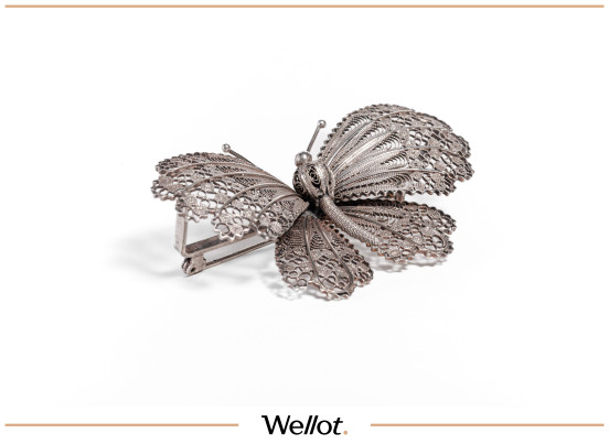 Изображение лота Брошь «Бабочка» 1950-1970 гг. Франция