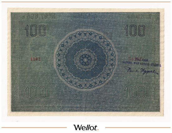 Изображение лота 100 Крон ND (1920е) Австрия Донауштадт AUNC