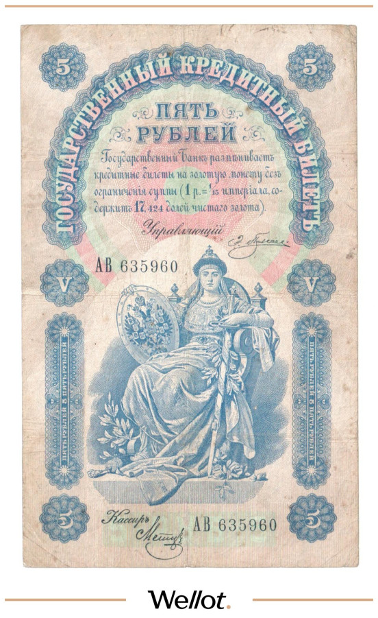 Изображение лота 5 Рублей 1898 Российская Империя