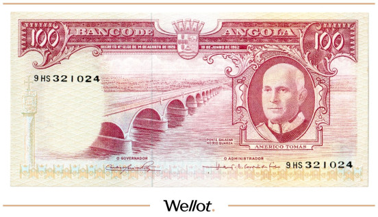 Изображение лота 100 Эскудо 1962 Ангола