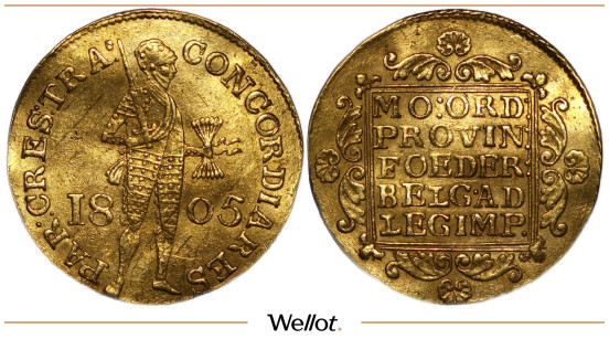 Изображение лота Дукат 1805 Александр I UNC-