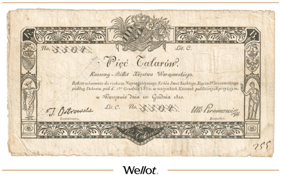 Изображение лота 5 Талеров 1810 Польша
