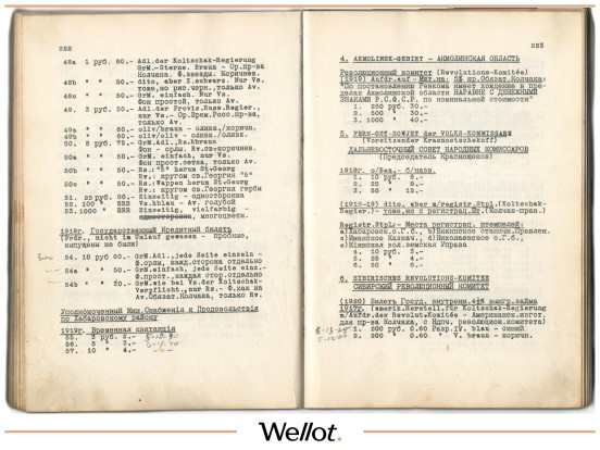 Изображение лота Каталог Бумажных Денежных Знаков России и Балтийских Стран 1769-1950 Кардаков Берлин 1953