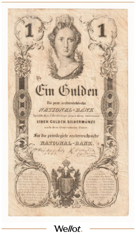 Изображение лота 1 Гульден 1848 Австрия