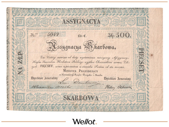 Изображение лота 500 Злотых 1831 Российская Империя Польша
