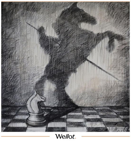 Изображение лота Картина Написанная Сигарой «Решительный Ход» 2026 Алексей Черемных