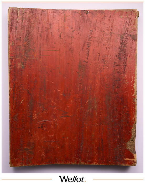 Изображение лота Икона «Воскресение — Сошествие во ад. Двунадесятые праздники» XIX век Палех