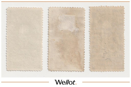 Изображение лота 3-5-10 Рублей 1925-1928 Россия Стандарт В.Ленин Почтовая Марка 3 шт