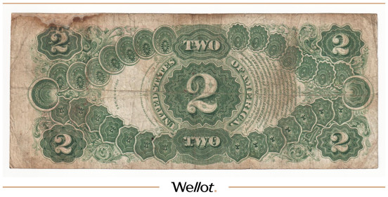 Изображение лота 2 Доллара 1917 США