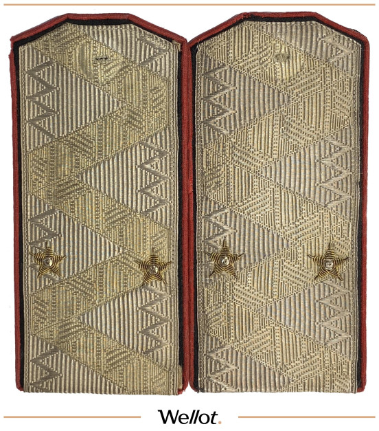 Изображение лота Погоны Генерал-майора Генерального Штаба Российской Императорской Армии в Отставке