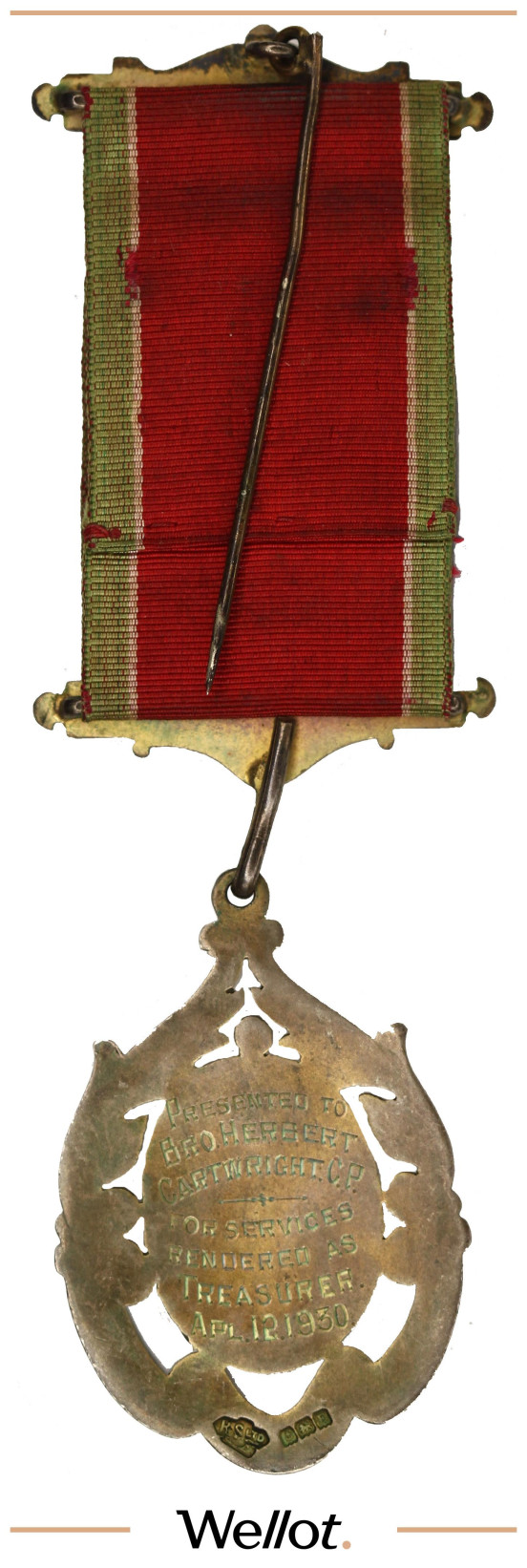 Изображение лота Масонский Знак 1930 Георг V Великобритания