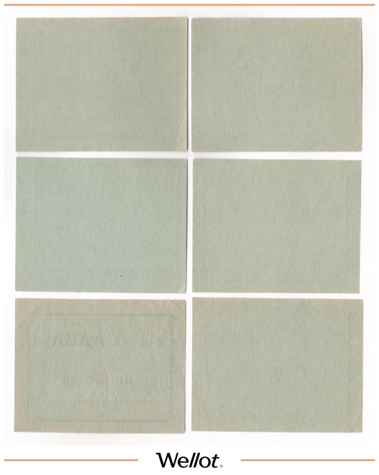 Изображение лота 50 Копеек - 25 Рублей ND (1990е) Российская Федерация Совхоз "Слава" 6шт