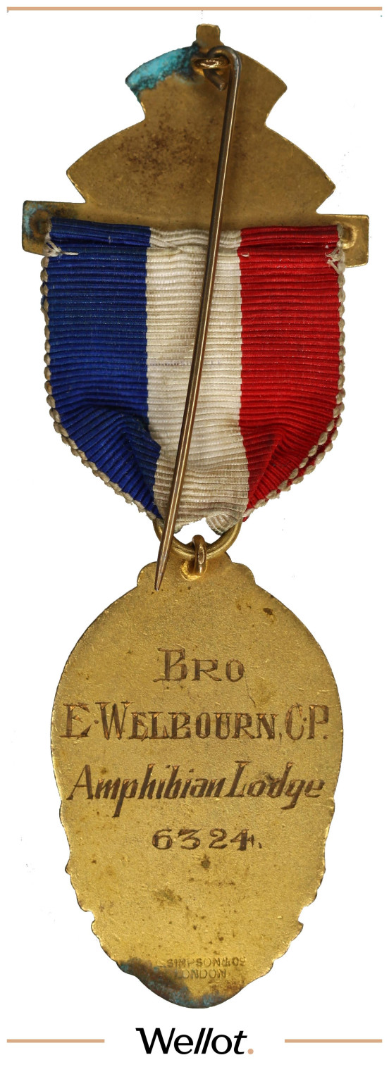 Изображение лота Масонский Знак 1937 Георг VI Коронация Великобритания