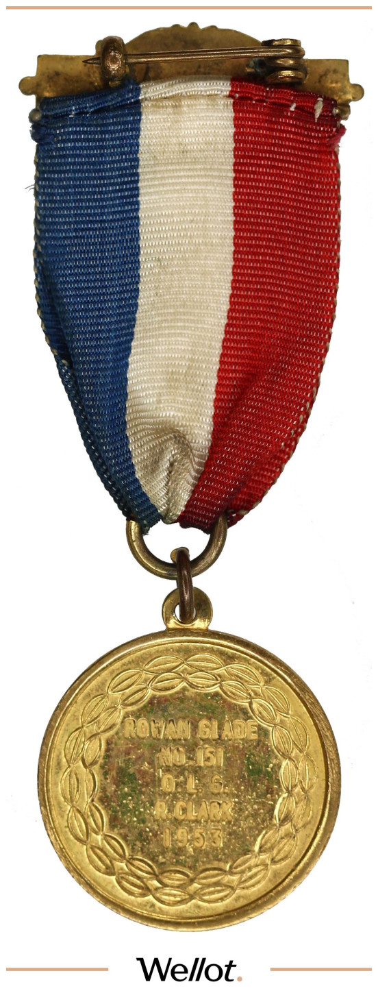 Изображение лота Масонский Знак 1953 Елизавета II Коронация Великобритания