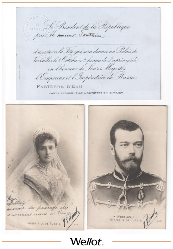 Изображение лота Настольные Медали и Книга Посвященная Визиту Николая II в Париж 1896 Франция