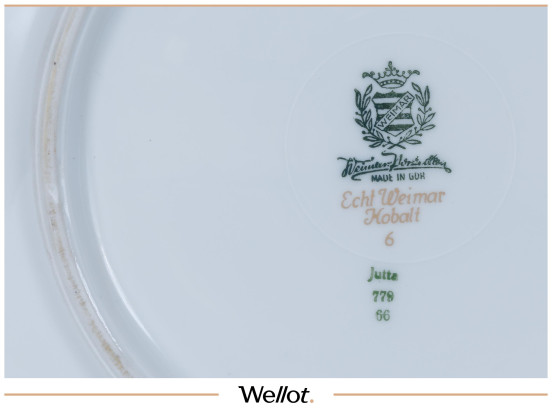 Изображение лота Большое Фарфоровое Блюдо для Фруктов Германия Середина XX века